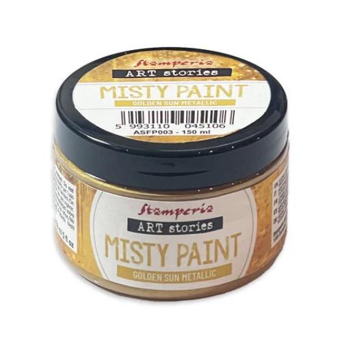 Stamperia Art Stories Misty Paint Metallic Golden Sun 150ml (ASFP003)