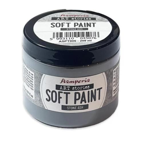 Stamperia Art Stories Soft Paint Stone Ash 200ml (ASPT006)