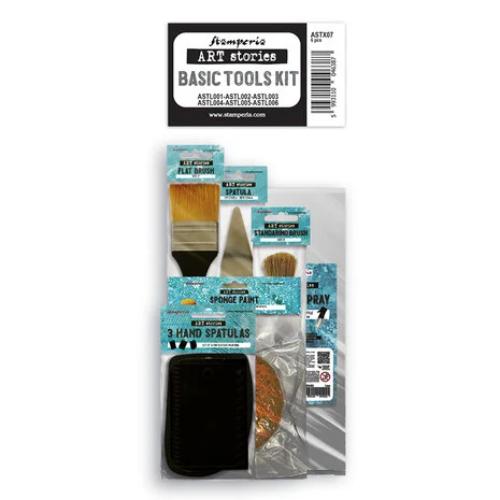Stamperia Art Stories Basic Tools Kit (6pcs) (ASTX07) - Postage as per Actual