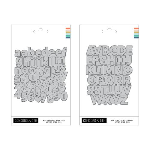 Concord & 9th - All Together Alphabet Uppercase and Lowercase Die Bundle - Postage as per actual