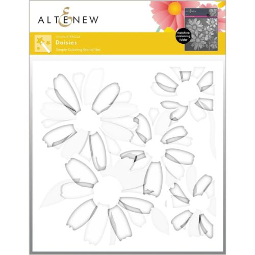 Altenew - Daisies Simple Coloring Stencil Set (4 in 1)