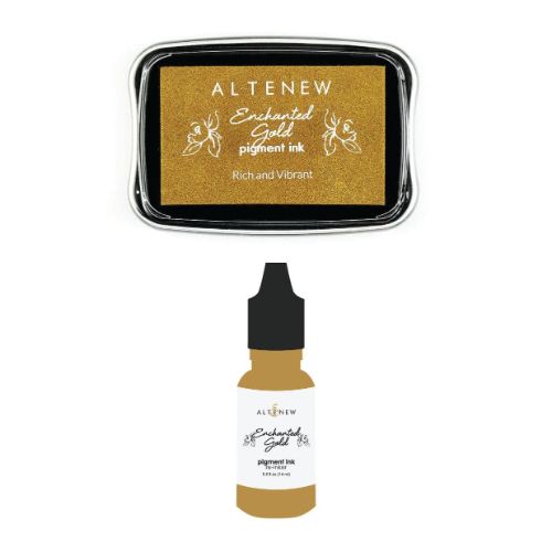Altenew - Enchanted Gold Pigment Ink & Re-inker Bundle