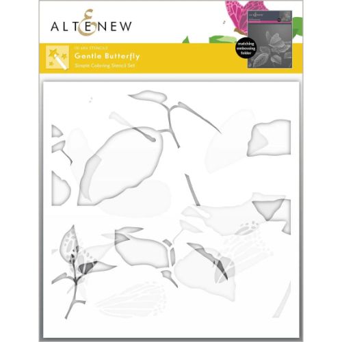 Altenew - Gentle Butterfly Simple Coloring Stencil Set (3 in 1)