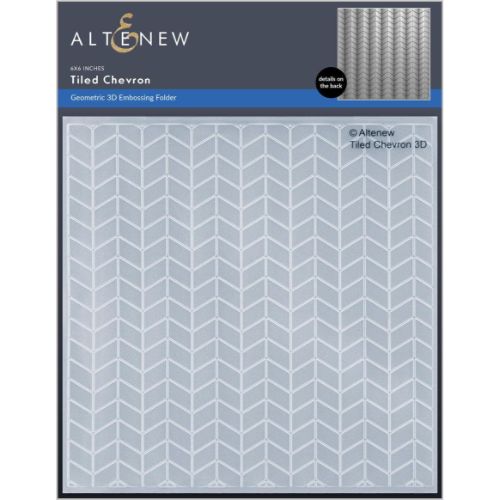 Altenew - Tiled Chevron 3D Embossing Folder