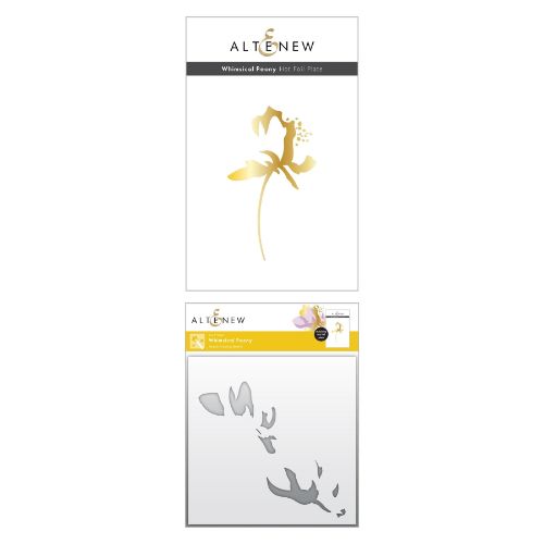 Altenew - Whimsical Peony Hot Foil Plate & Stencil Bundle
