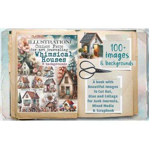 Maremi's Small Art - Whimsical Houses - Postage as per actual