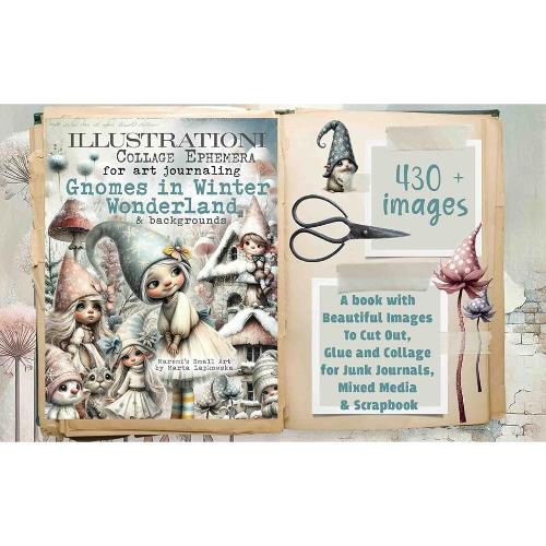 Maremi's Small Art - Gnomes In Winter Wonderland - Postage as per actual