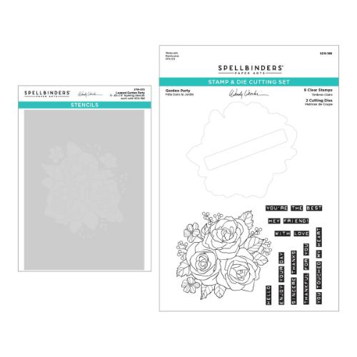 Spellbinders - Garden Party SDS & Stencil Bundle
