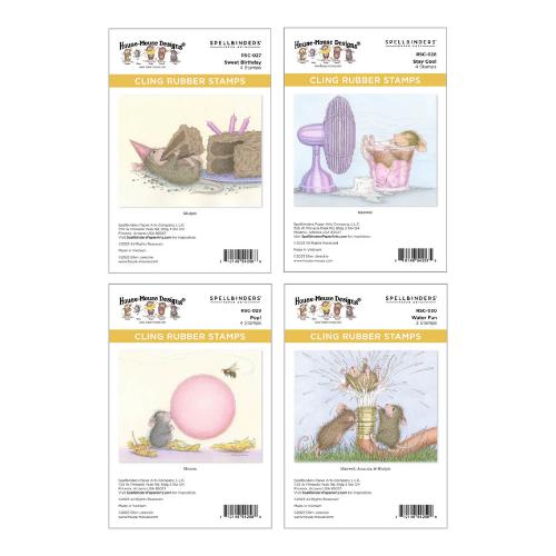 Spellbinders - House-Mouse Summer Fun Collector Bundle - Postage as per Actual
