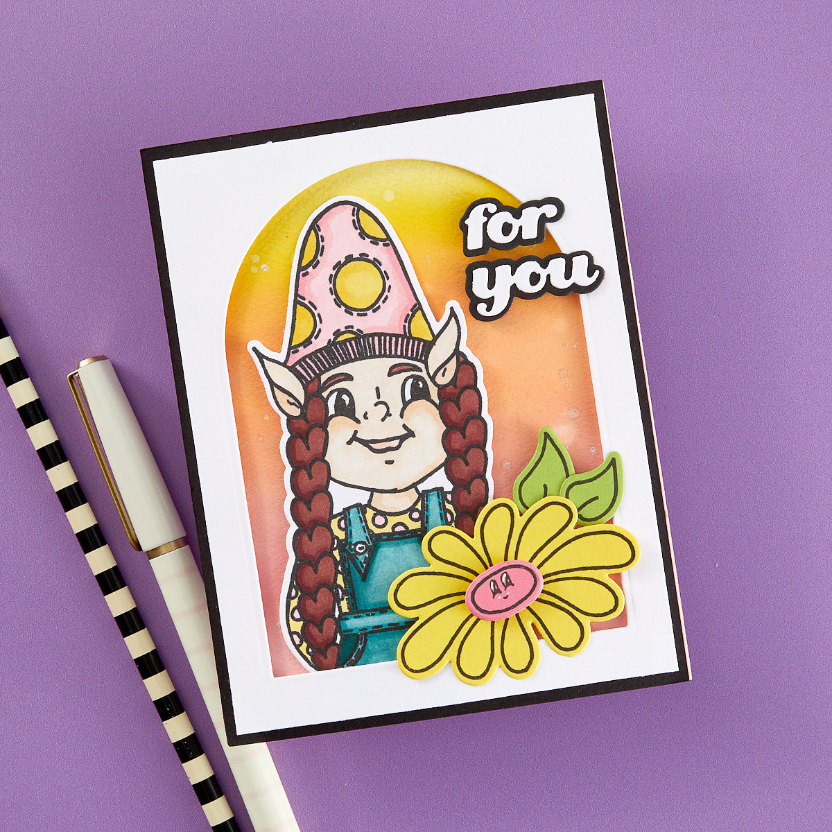 Dyan Reaveley - Gnome Sweet Gnome Stamp and Die Bundle - Postage as per actual