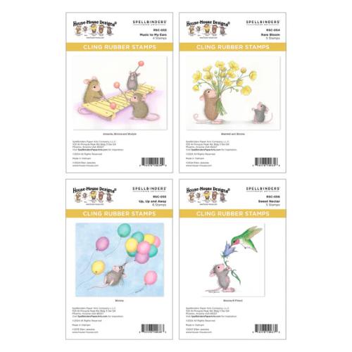 Spellbinders - House-Mouse Rare Bloom Collector Bundle - Postage as per Actual
