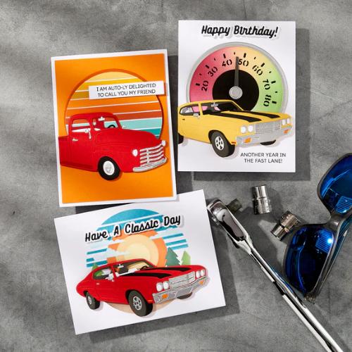 Spellbinders - Classic Road Legends Car & Truck Die Bundle by Mindy Eggen - Postage as per actual