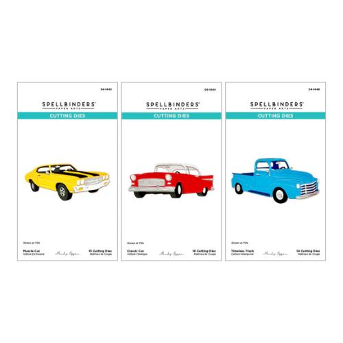 Spellbinders - Classic Road Legends Car & Truck Die Bundle by Mindy Eggen - Postage as per actual