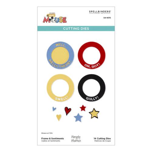 Spellbinders - Say Cheese Classic Mouse Character Die Bundle from the Say Cheese Classic Mouse Collection