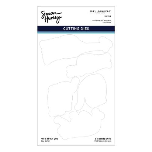 Spellbinders - Wild About You Stamp & Die Bundle by Simon Hurley