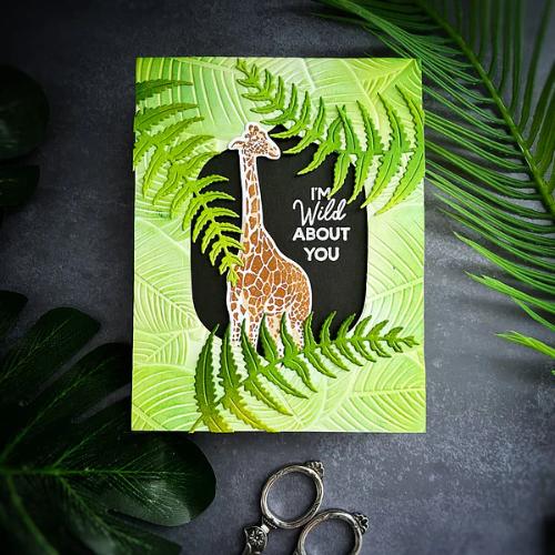 Spellbinders - Wild About You Stamp & Die Bundle by Simon Hurley