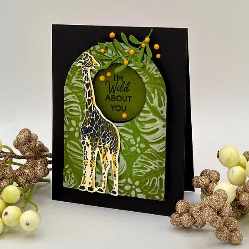 Spellbinders - Wild About You Stamp & Die Bundle by Simon Hurley