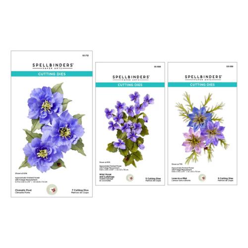 Spellbinders - The Poet's Garden Die Bundle - Postage as per Actual