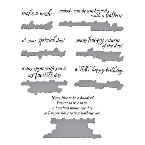 Spellbinders - Say Cheese Classic Pooh Birthday BetterPress Bundle from the Say Cheese Classic Pooh Birthday Collection by Simple Stories