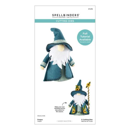 Spellbinders - Fergus 3D Felt Decor Die Collection Bundle from the 3D Felt D'cor Collection by Sandi MacIver - Postage as per Actual