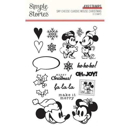 Simple Stories - Say Cheese Classic Mouse Christmas Stamp & Die Bundle