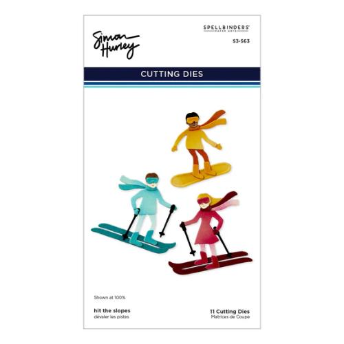 Spellbinders - Ski-son's Greetings Dies and 3D Folder Bundle by Simon Hurley - Postage as per Actual