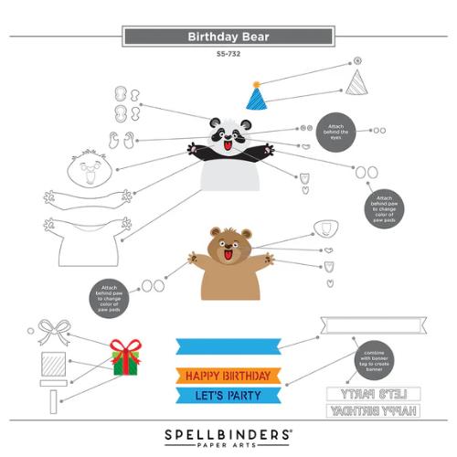 Spellbinders - Sending Hugs Die Bundle - Postage as per Actual