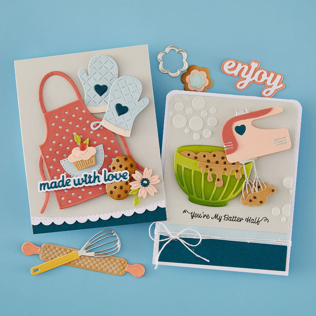 Spellbinders Make It & Bake It I Want It All Bundle by Tina Smith - Postage as per Actual