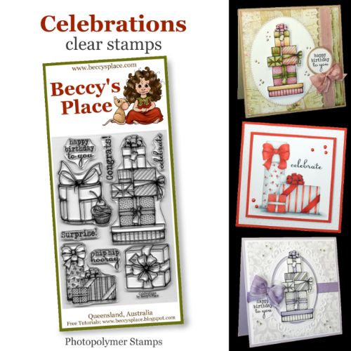 Beccy's Place - Celebrations Stamp Set