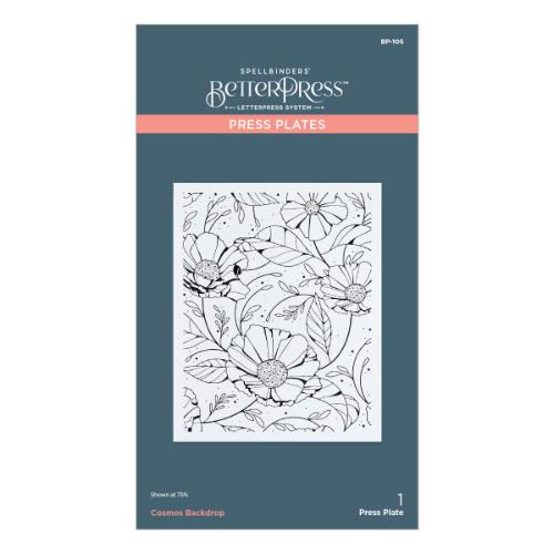 Spellbinders - Cosmos Backdrop Press Plate