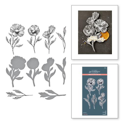Spellbinders - Flower Stems Press Plate & Die Set
