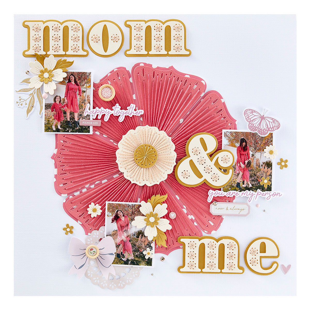 Spellbinders - Friends Sentiments Press Plate & Die Set from the Storytelling by Collection