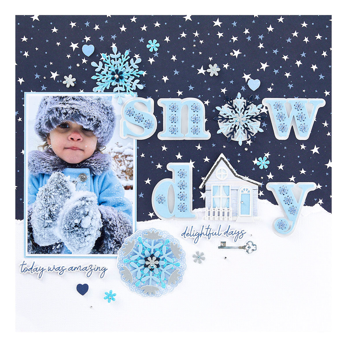 Spellbinders - Happiness Sentiments Press Plate & Die Set from the Storytelling by Collection