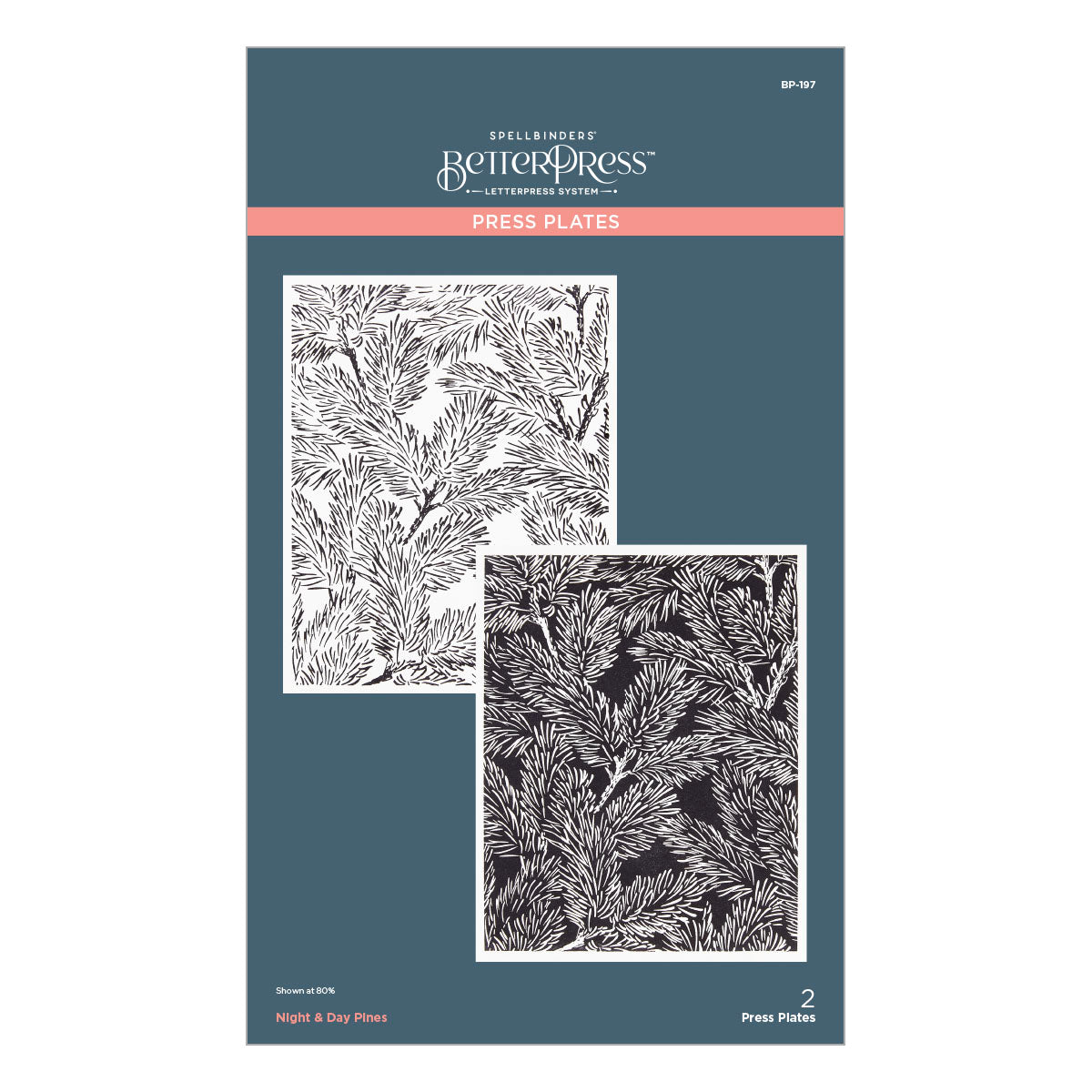 Spellbinders - Night & Day Pines Press Plates
