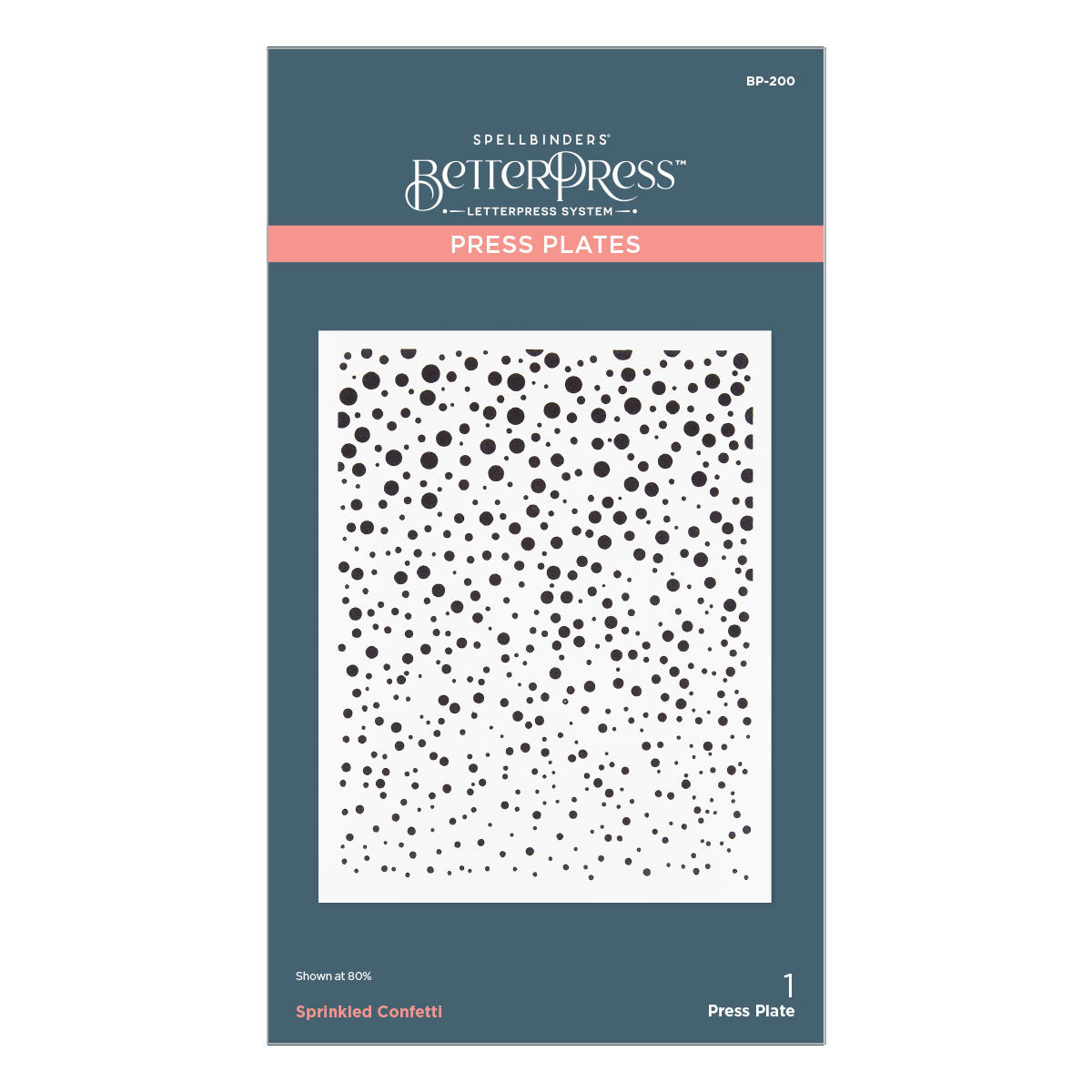 Spellbinders - Sprinkled Confetti Press Plates