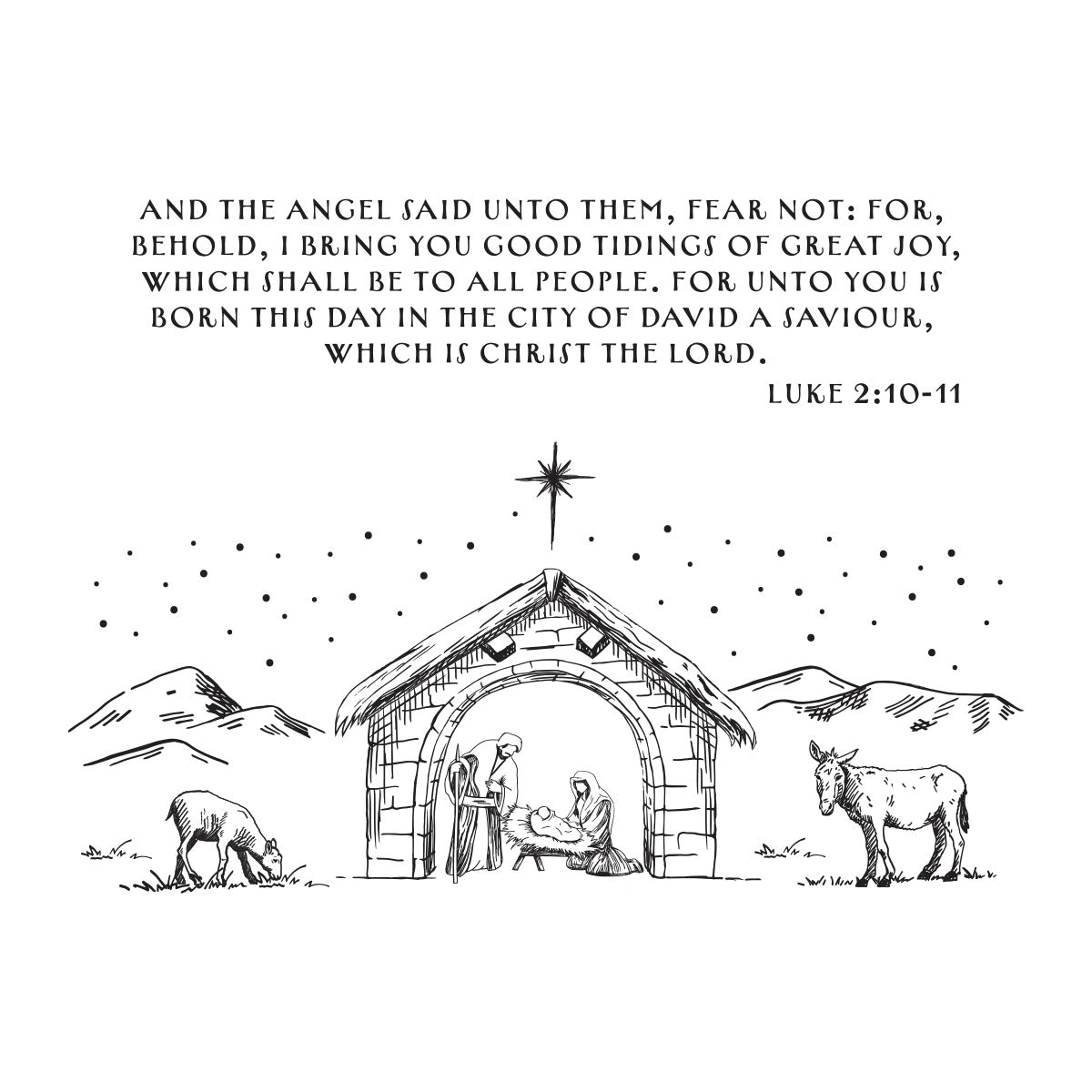 Spellbinders - Christmas Gospel Press Plates