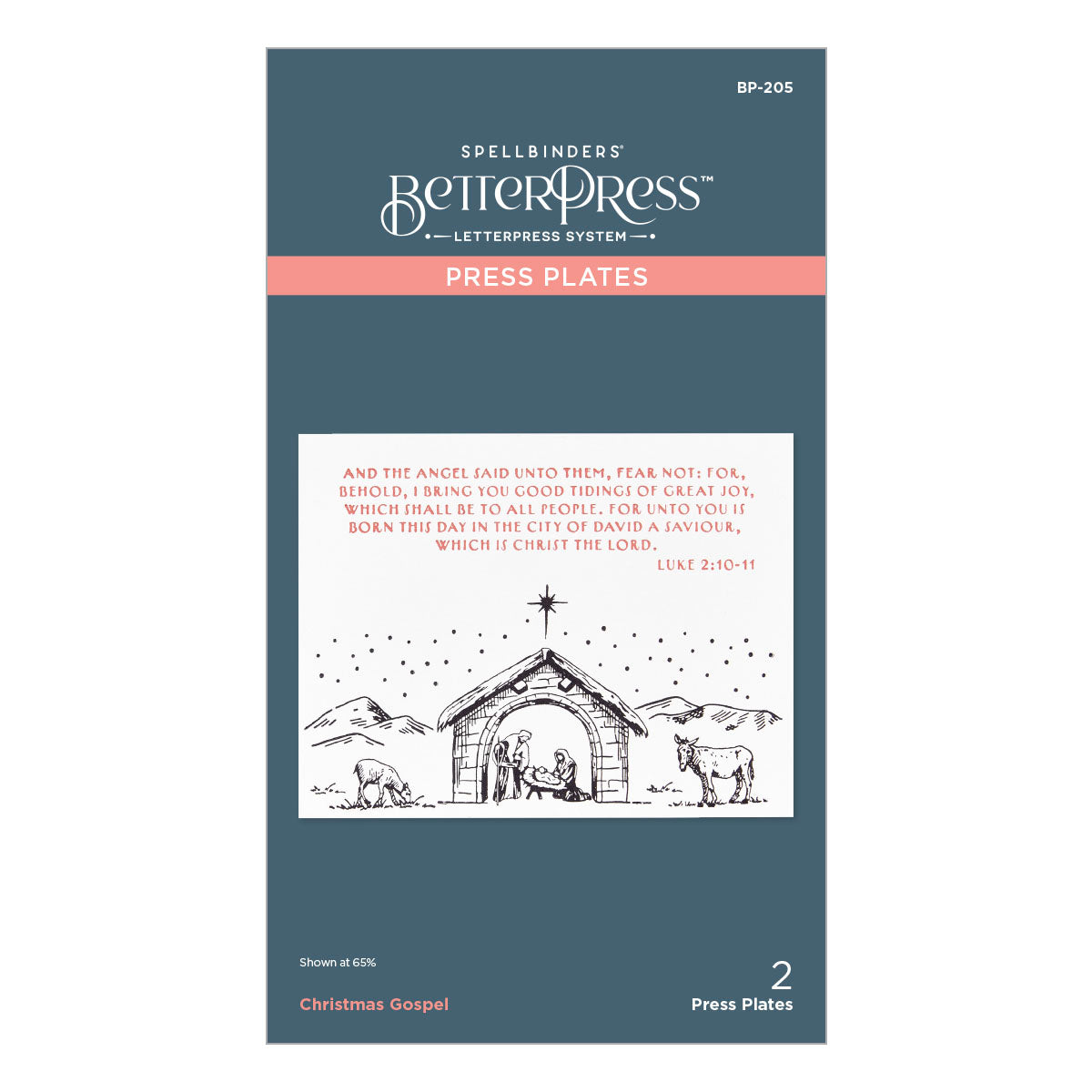 Spellbinders - Christmas Gospel Press Plates