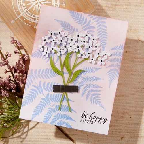 Spellbinders - Lush Ferns BetterPress Plate from the Field Notes Collection