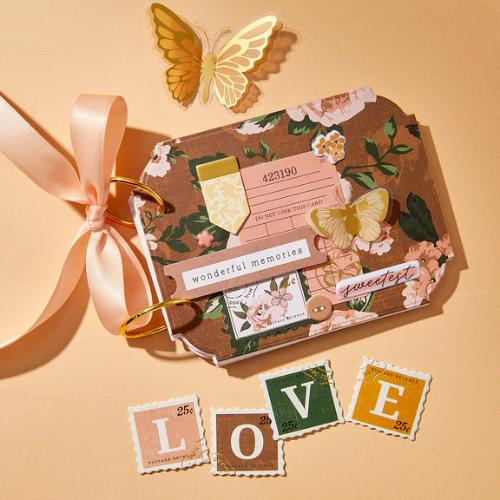 Spellbinders - Cherish This BetterPress Plate & Die Set from the Golden Afternoon Collection