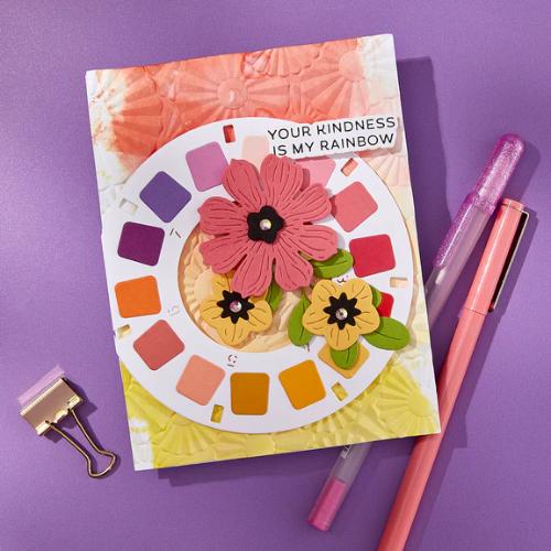 Spellbinders - Reel Color Sentiments BetterPress Plate & Die Set from the Take Note Collection