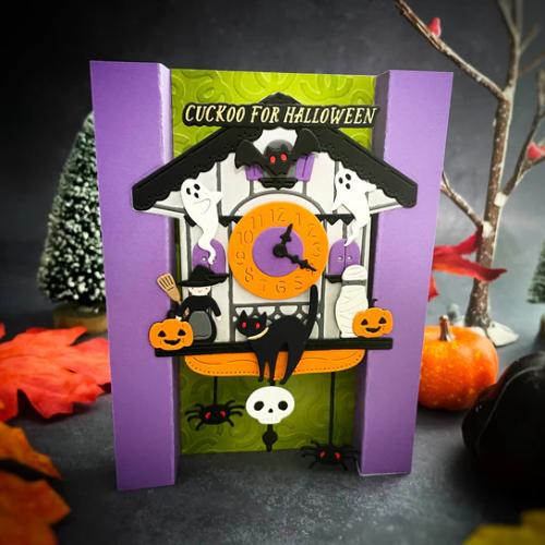 Spellbinders - Cuckoo Cottage Sentiments BetterPress Plate & Die Set from the Cuckoo Cottage Collection