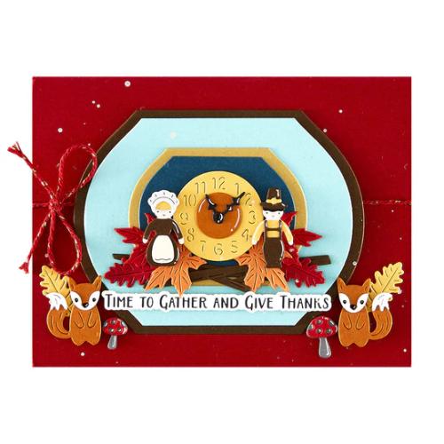 Spellbinders - Cuckoo Cottage Sentiments BetterPress Plate & Die Set from the Cuckoo Cottage Collection