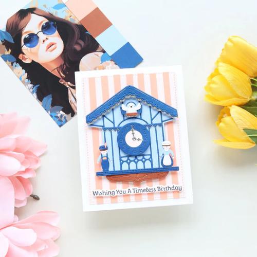 Spellbinders - Cuckoo Cottage Sentiments BetterPress Plate & Die Set from the Cuckoo Cottage Collection