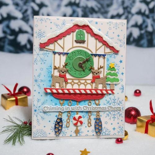 Spellbinders - Cuckoo Cottage Sentiments BetterPress Plate & Die Set from the Cuckoo Cottage Collection