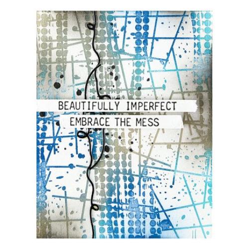 Spellbinders - Grungy Background Press Plates from the Beautifully Imperfect Collection