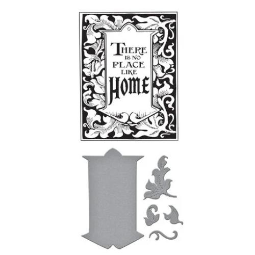 Spellbinders - Wonder of Oz Frame & Tag BetterPress Plate & Die Set from the Wonder of Oz Collection by Graphic 45