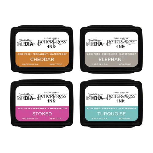 Spellbinders - Dina's Faves BetterPress Ink Mini Set by Dina Wakley
