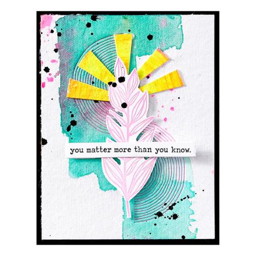 Spellbinders - Flourishing BetterPress Plates from the Modern Botanicals Collection by Dina Wakley