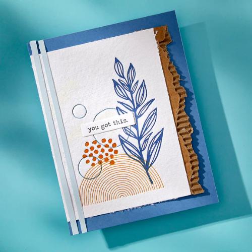 Spellbinders - Flourishing BetterPress Plates from the Modern Botanicals Collection by Dina Wakley