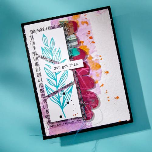 Spellbinders - Flourishing BetterPress Plates from the Modern Botanicals Collection by Dina Wakley